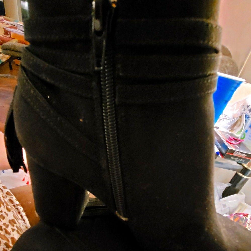 Bamboo ankle boots